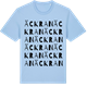 Blue Soul t-shirt med Äckran ordlek t-shirt