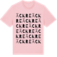 Pink Cotton t-shirt med Äckre ordlek t-shirt