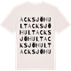 Vintage White t-shirt med Acksjöhult ordlek t-shirt