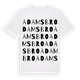 Adamsbro ordlek t-shirt