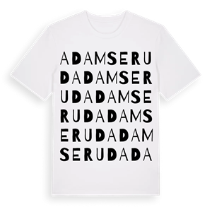 Adamserud ordlek t-shirt – ekologisk bomull t-shirt från Pinshirt