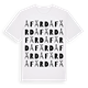 Åfärd ordlek t-shirt