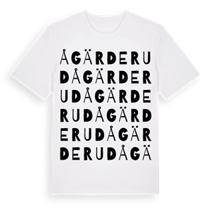 Ågärderud ordlek t-shirt – ekologisk bomull t-shirt från Pinshirt