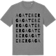 Mid Heather Gray t-shirt med Agateberg ordlek t-shirt