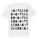 Agateberg ordlek t-shirt