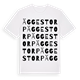 Äggestorp ordlek t-shirt
