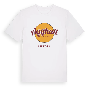 Agghult cirkel t-shirt – ekologisk bomull t-shirt från Pinshirt