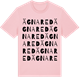 Pink Cotton t-shirt med Ägnared ordlek t-shirt