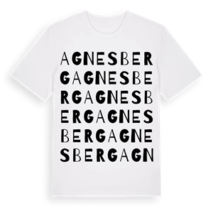 Agnesberg ordlek t-shirt – ekologisk bomull t-shirt från Pinshirt
