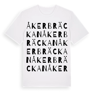 Åkerbräckan ordlek t-shirt – ekologisk bomull t-shirt från Pinshirt