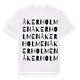 Åkerholmen ordlek t-shirt