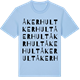 Blue Soul t-shirt med Åkerhult ordlek t-shirt