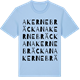 Blue Soul t-shirt med Akernebräckan ordlek t-shirt