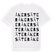 Åkersäter ordlek t-shirt