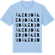 Blue Soul t-shirt med Åkerud ordlek t-shirt