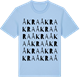 Blue Soul t-shirt med Åkra ordlek t-shirt