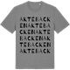 Mid Heather Gray t-shirt med Aktebacken ordlek t-shirt