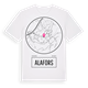 White t-shirt med Alafors t-shirt
