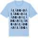 Blue Soul t-shirt med Ålängan ordlek t-shirt