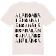 Vintage White t-shirt med Ålängan ordlek t-shirt