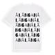 Ålängan ordlek t-shirt