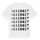 Alberget ordlek t-shirt