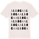 Vintage White t-shirt med Alboga ordlek t-shirt