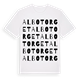 Albotorget ordlek t-shirt