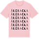 Pink Cotton t-shirt med Ålebacka ordlek t-shirt