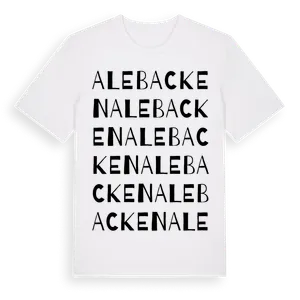 Alebacken ordlek t-shirt – ekologisk bomull t-shirt från Pinshirt