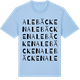 Blue Soul t-shirt med Alebäcken ordlek t-shirt