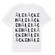 White t-shirt med Älebäcken ordlek t-shirt
