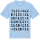 Blue Soul t-shirt med Älebacken ordlek t-shirt
