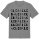 Mid Heather Gray t-shirt med Älebacken ordlek t-shirt