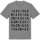 Mid Heather Gray t-shirt med Alebacken ordlek t-shirt