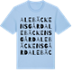 Blue Soul t-shirt med Alebäckens gård ordlek t-shirt