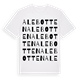 Alebotten ordlek t-shirt