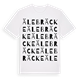 White t-shirt med Älebräcke ordlek t-shirt
