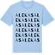 Blue Soul t-shirt med Alekas ordlek t-shirt