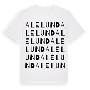 Alelund ordlek t-shirt – ekologisk bomull t-shirt från Pinshirt