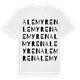 Alemyren ordlek t-shirt