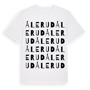 Ålerud ordlek t-shirt – ekologisk bomull t-shirt från Pinshirt