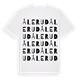 Ålerud ordlek t-shirt