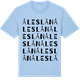 Blue Soul t-shirt med Åleslån ordlek t-shirt