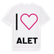 Jag älskar Alet t-shirt stort tryck