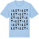 Blue Soul t-shirt med Alet ordlek t-shirt