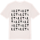 Vintage White t-shirt med Alet ordlek t-shirt