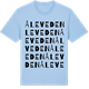 Blue Soul t-shirt med Åleveden ordlek t-shirt