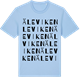 Blue Soul t-shirt med Äleviken ordlek t-shirt