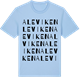 Blue Soul t-shirt med Aleviken ordlek t-shirt